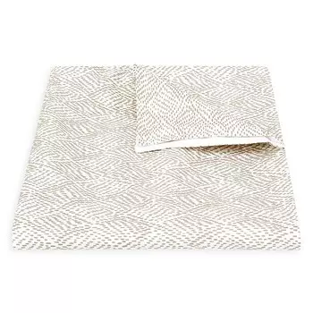 Пододеяльник Matouk Duma Diamond, King, коричневый/бежевый