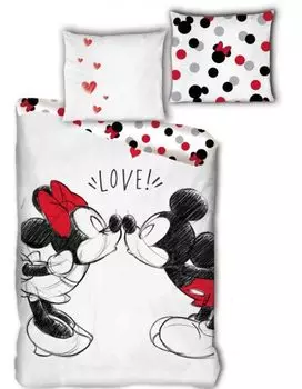 Пододеяльник Mickey & Minnie 140 x 200 см Co/Textile Arditex