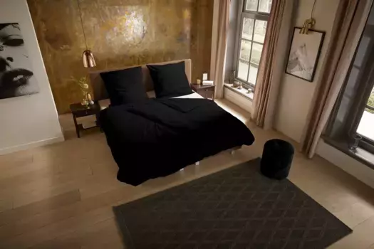 Пододеяльник Muller Textil, черный