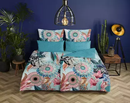 Пододеяльник Muller Textil, цвет Aqua