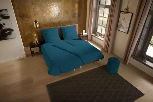 Пододеяльник Muller Textil, цвет Petrol