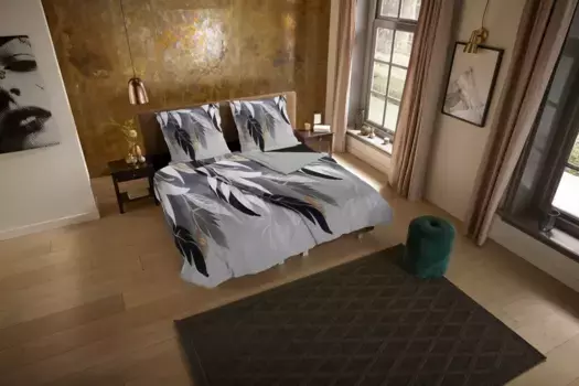 Пододеяльник Muller Textil, серый