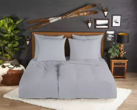 Пододеяльник Muller Textil, серый