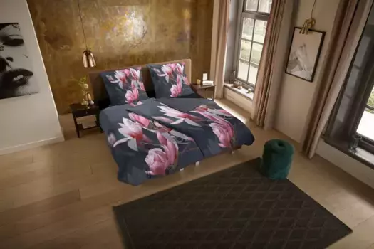 Пододеяльник Muller Textil, серый