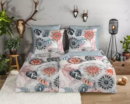 Пододеяльник Muller Textil, серый