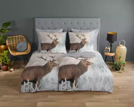 Пододеяльник Muller Textil, серый