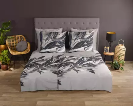 Пододеяльник Muller Textil, серый