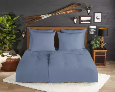 Пододеяльник Muller Textil, синий