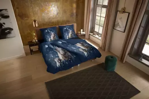 Пододеяльник Muller Textil, синий