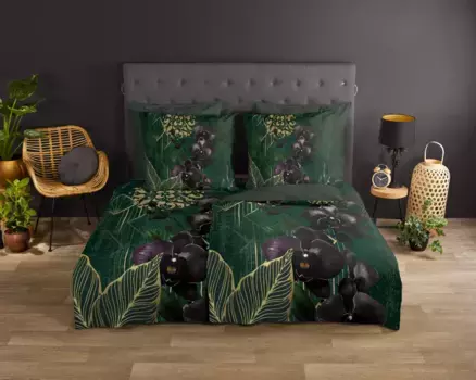 Пододеяльник Muller Textil, зеленый