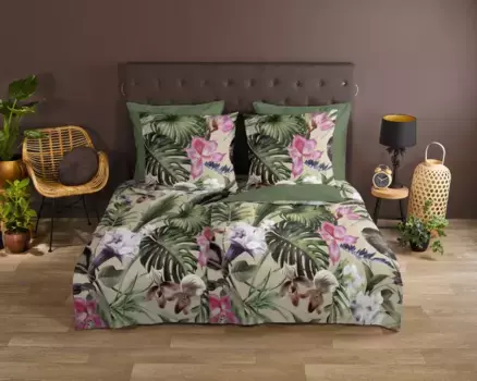 Пододеяльник Muller Textil, зеленый