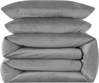 Пододеяльник + наволочки (3 шт.) Woltu, серый