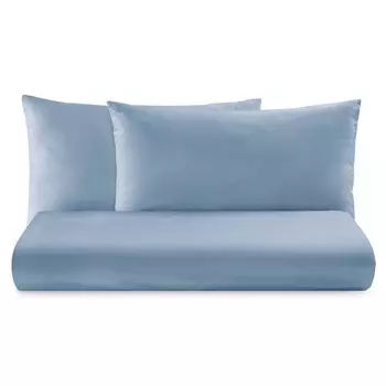 Пододеяльник однотонный из чистого хлопка - Tortona Lisola Basic, лавина, двуспальный