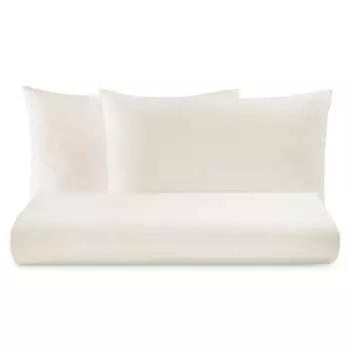 Пододеяльник однотонный из чистого хлопка - Tortona Lisola Basic, слоновая кость, полуторный