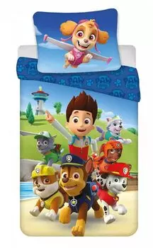 Пододеяльник Paw Patrol команда Patrol 140 x 200 см - 70 x 90 см - полиэстер Javoli
