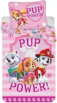 Пододеяльник Paw Patrol Pup Power 140 x 200 см - 70 x 90 см (полиэстер) Javoli
