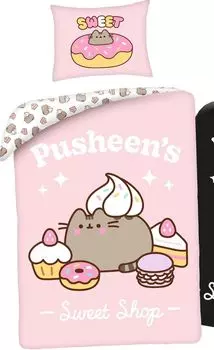 Пододеяльник Pusheen Cake Glow in The Dark 140 x 200 см хлопок Halantex