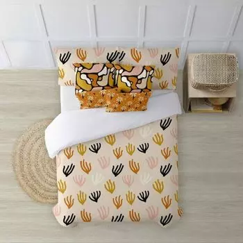 Пододеяльник Ripshop Idore Colorful 260 x 240 см с застежкой на горлышко бутылки Decolores