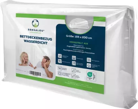 Пододеяльник Sensalou, белый
