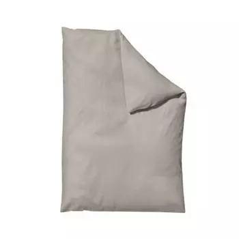 Пододеяльник трикотажный из трикотажа Schlafgut, серебряный