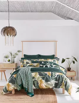 Пододеяльник Urban Forager из чистого хлопка и сатина Ted Baker, мульти