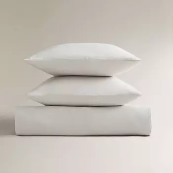 Пододеяльник Zara Home 300 Thread Count Sateen, серый