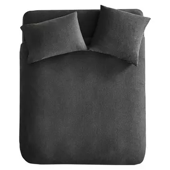 Пододеяльник Zara Home Cotton Jersey, серый антрацит