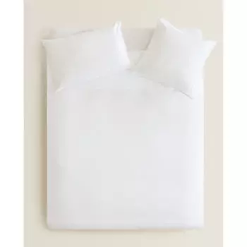 Пододеяльник Zara Home Sateen, 500 нитей, белый