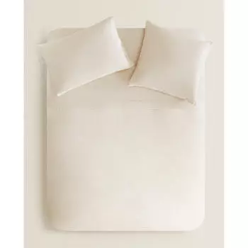 Пододеяльник Zara Home Sateen Duvet, 300 нитей, экрю
