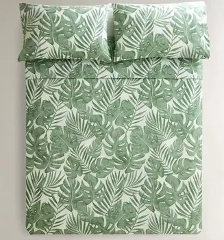 Пододеяльник Zara Home Tropical Leaves Print