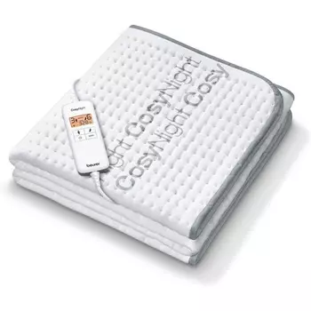 Подогреваемая простыня UB 190 CosyNight Comfort с приложением и управлением Amazon Alexa - 2 температурные зоны Beurer