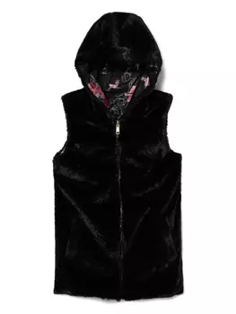 Подозреваю, детский двусторонний жилет guess kids, черный