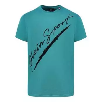Подпись на футболке Plein Sport, зеленый