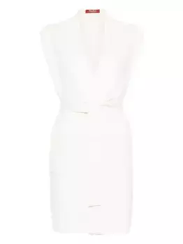 Подпоясанный жилет MAX MARA, белый