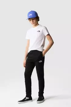 Подростковая простая футболка с куполом The North Face, белый