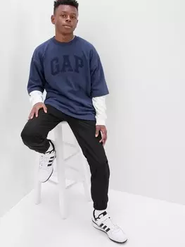 Подростковые брюки с карманами Gap, черный