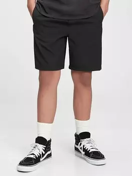 Подростковые шорты-лайнеры Gap, черный