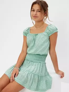 Подростковый романтический топ Gap, зеленый