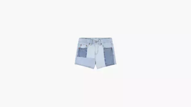 Подруга в шортах в тени, большие девушки 7–16 лет Levi's, цвет Shady - Light Wash