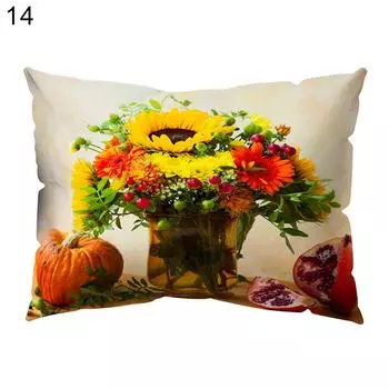 Подсолнечник Роза Цветок Подушка Чехлы для гостиной Диван Автомобиль Декор дивана Декор-14 # Stuttg