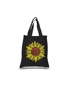 Подсолнух — сумка Word Art LA Pop Art, черный