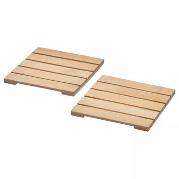 Подстаканники Ikea Strandfloka, 2 предмета, бамбуковый