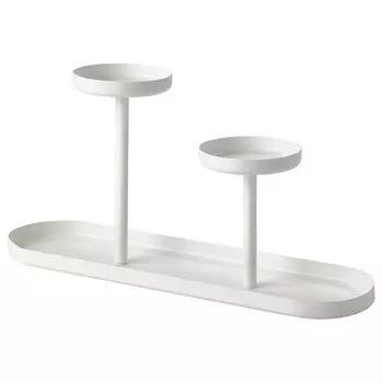 Подставка для цветов, белая, 24 см, CHILISTRN IKEA