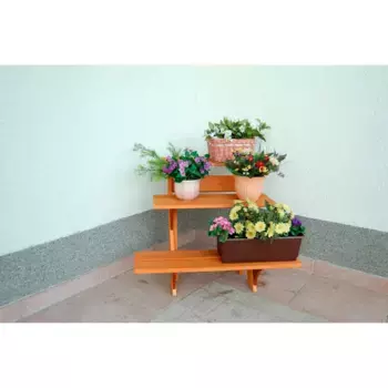 Подставка для цветов GASPO «Цветочная лестница», угловой элемент для 3-х ярусной цветочной лестницы, цвет honigfarben