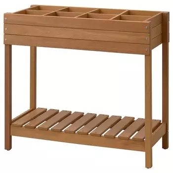 Подставка для цветов, глазурованный эвкалипт/для улицы, HATTHOLMEN IKEA