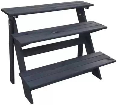 Подставка для цветов promadino "Цветочная лестница А_ня", ШхГхВ: 78х55х62 см 78х62х55 см, цвет anthrazit