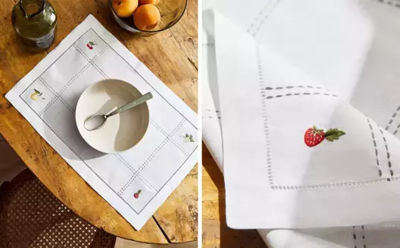 Подставка для фруктовых столовых приборов Zara Home, зеленый