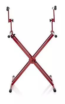 Подставка для клавиатуры Gator Frameworks GFW-KEY-5100XRED 2 уровня X, красная GFWKEY5100XRED