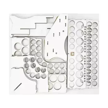 Подставка для краски — передний модуль с 2 угловыми модулями, Painting Accessories (Vallejo)