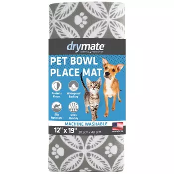 Подставка для мисок животных Drymate, серый